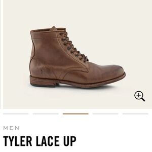 Frye Tyler Lace Up Leather Boot Men’s Size 8.5 Perfectly Broken In!